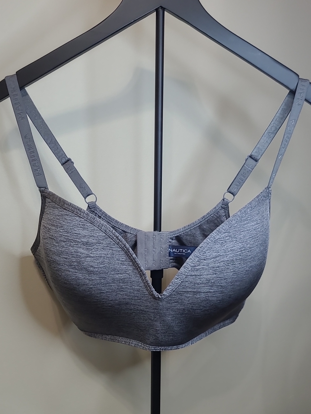 Nautica Intimates Heather Grey Wireless Comfort Bra size 42D